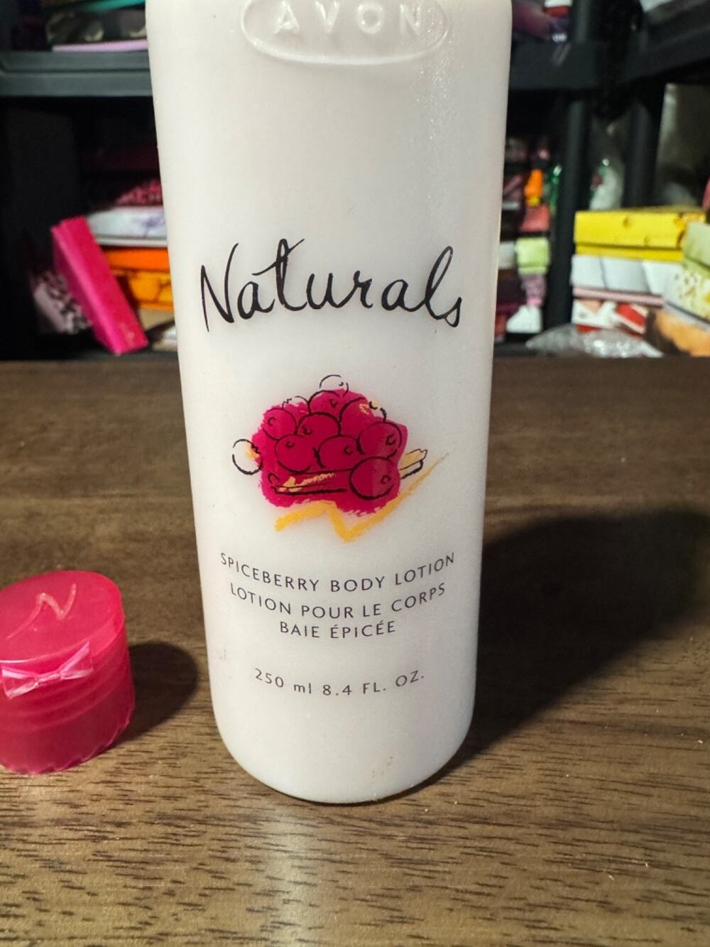 Avon naturals spice berry body lotion 8.4 Fl Oz. *2002 Nos